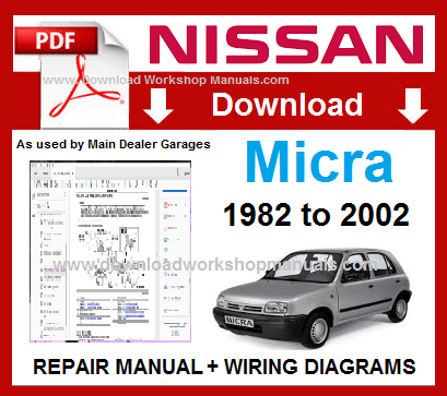 Nissan Micra & March Workshop Service Repair Manual
